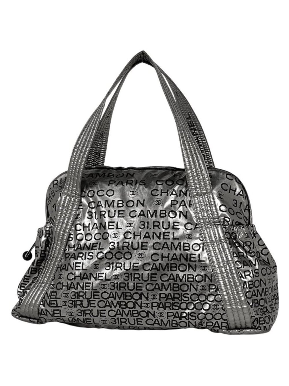 Chanel Unlimited Tote Bag Nylon Silver